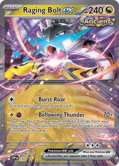 Raging Bolt ex Scarlet & Violet Black Star Promos #145