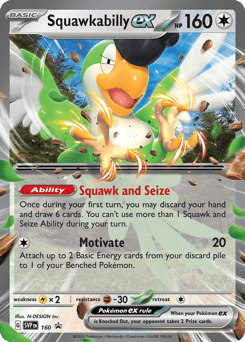 Squawkabilly ex Scarlet & Violet Black Star Promos #160