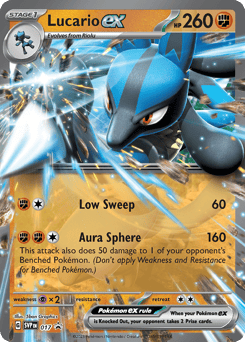 Lucario ex Scarlet & Violet Black Star Promos #17
