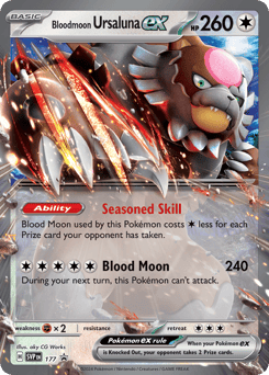 Bloodmoon Ursaluna ex Scarlet & Violet Black Star Promos #177