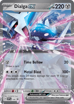 Dialga ex Scarlet & Violet Black Star Promos #180
