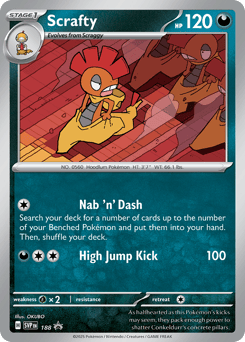 Scrafty Scarlet & Violet Black Star Promos #188