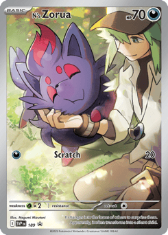 N's Zorua Scarlet & Violet Black Star Promos #189
