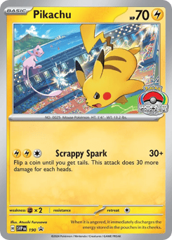 Pikachu Scarlet & Violet Black Star Promos #190