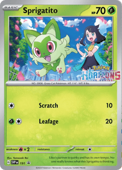 Sprigatito Scarlet & Violet Black Star Promos #191
