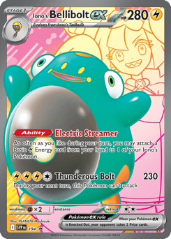 Iono's Bellibolt ex Scarlet & Violet Black Star Promos #194