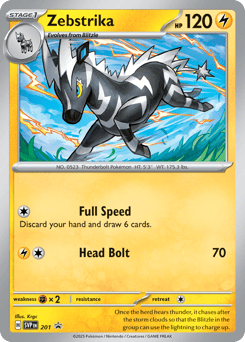 Zebstrika Scarlet & Violet Black Star Promos #201