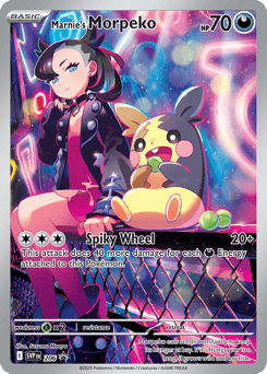 Marnie's Morpeko Scarlet & Violet Black Star Promos #206