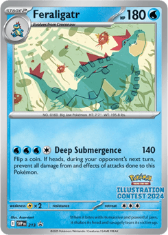 Feraligatr Scarlet & Violet Black Star Promos #213