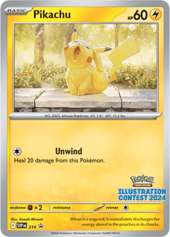 Pikachu Scarlet & Violet Black Star Promos #214