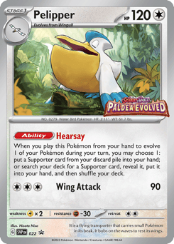 Pelipper Scarlet & Violet Black Star Promos #22