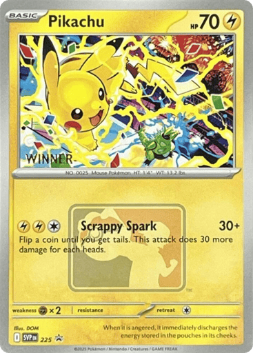 Pikachu — Scarlet & Violet Black Star Promos #225
