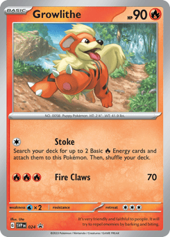 Growlithe Scarlet & Violet Black Star Promos #24