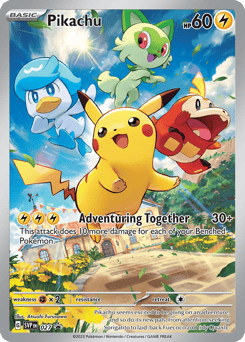 Pikachu Scarlet & Violet Black Star Promos #27