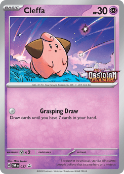 Cleffa Scarlet & Violet Black Star Promos #37