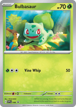 Bulbasaur Scarlet & Violet Black Star Promos #46