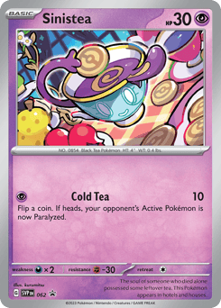 Sinistea Scarlet & Violet Black Star Promos #62