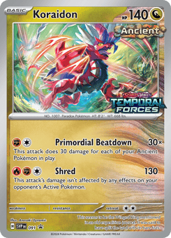 Koraidon Scarlet & Violet Black Star Promos #91
