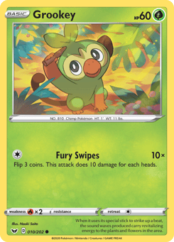 Grookey Sword & Shield #10