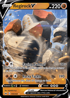 Regirock V Sword & Shield #104