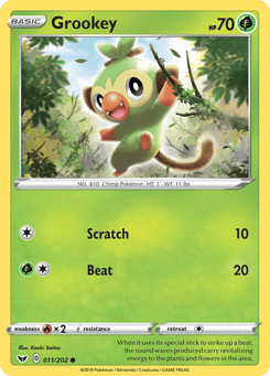 Grookey Sword & Shield #11