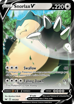 Snorlax V Sword & Shield #141