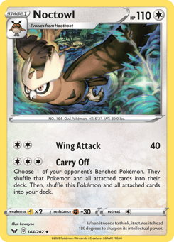 Noctowl Sword & Shield #144
