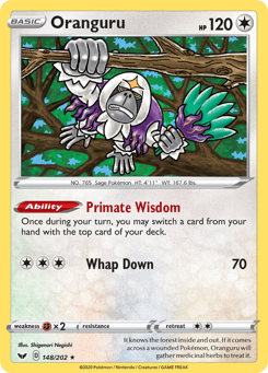 Oranguru Sword & Shield #148