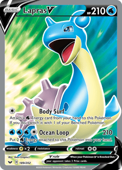 Lapras V Sword & Shield #189
