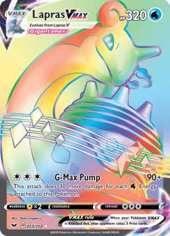 Lapras VMAX Sword & Shield #203