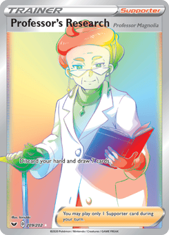 Professor's Research (Professor Magnolia) Sword & Shield #209
