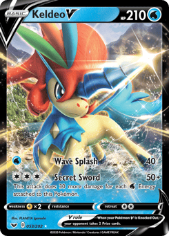Keldeo V Sword & Shield #53