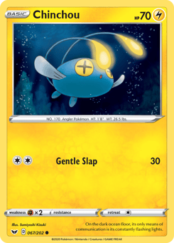 Chinchou Sword & Shield #67