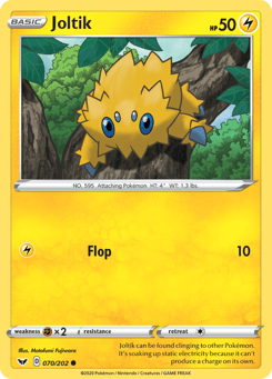 Joltik Sword & Shield #70