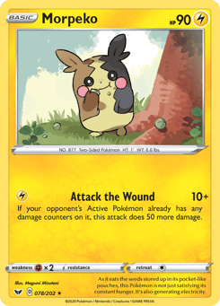 Morpeko Sword & Shield #78