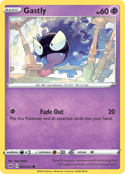 Gastly Sword & Shield #83