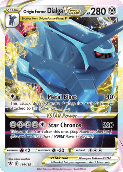 Origin Forme Dialga VSTAR Astral Radiance #114