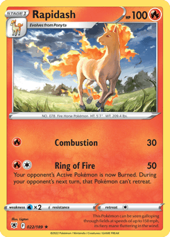 Rapidash Astral Radiance #22