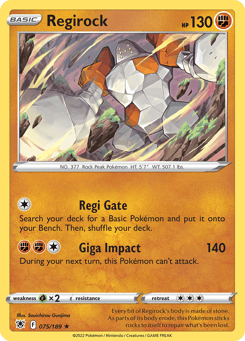 Regirock Astral Radiance #75
