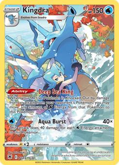 Kingdra Astral Radiance Trainer Gallery #TG03