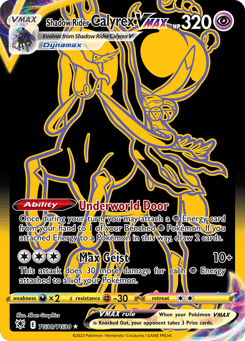 Shadow Rider Calyrex VMAX Astral Radiance Trainer Gallery #TG30