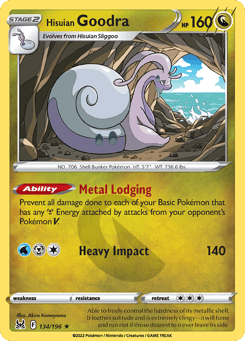 Hisuian Goodra Lost Origin #134