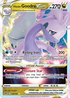 Hisuian Goodra VSTAR Lost Origin #136