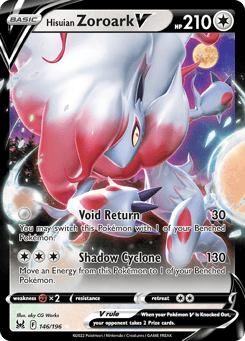 Hisuian Zoroark V Lost Origin #146