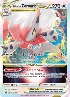 Hisuian Zoroark VSTAR Lost Origin #147