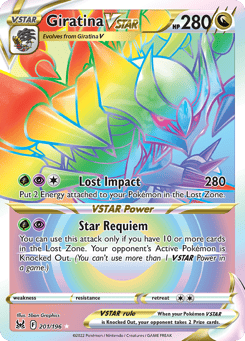 Giratina VSTAR Lost Origin #201