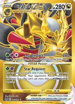 Giratina VSTAR Lost Origin #212