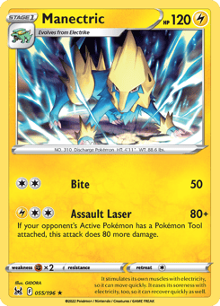 Manectric Lost Origin #55