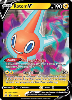 Rotom V Lost Origin #58
