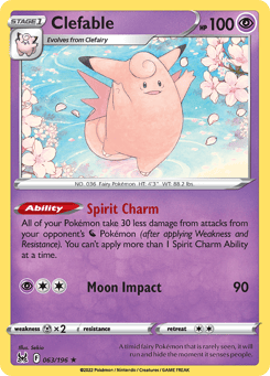 Clefable Lost Origin #63
